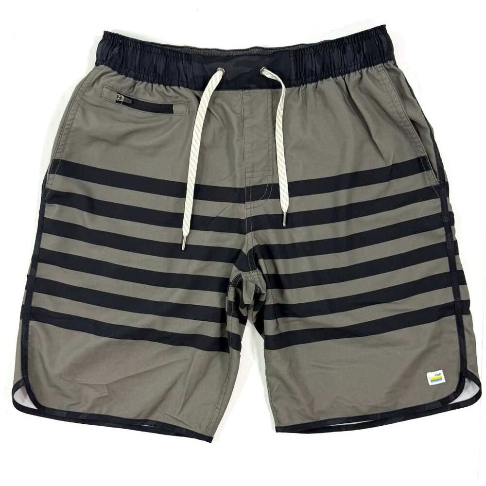Vuori Mens Banks Shorts Sz Small Green Unlined Drawstring Athletic Performance
